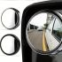 2pcs Car Rearview Mirror Blind Spot Mirrors – 360° Rotatable HD Wide Angle Auxiliary Mirrors for Safe Driving, Adjustable Small Round Convex Mirrors for Cars, SUVs & Trucks