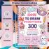 How to Draw Anything for Painting Enthusiasts – 300 Easy Step-by-Step Drawings of Cute Animals, Food, Gifts & More – Fun Art Projects for Teens & Adults Ages 14+