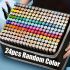 24 pcs Dual-Tipped Brush Markers Set – Permanent Drawing Pens & Highlighters for Sketching, Comics, Calligraphy & Art Supplies – Ideal Holiday Gift