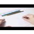 1pc No-Sharpen Writing Pencil with Replaceable Metal Pen Tip & Hidden Eraser | Eco-Friendly Durable Pencil for School, Office & Home | Refillable, Smooth Writing Stationery